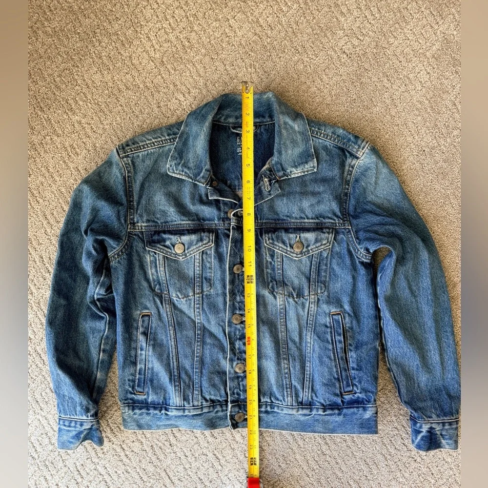 GAP Kids Classic 100% Cotton Blue Denim Jacket Size XL